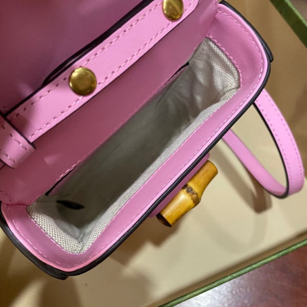 G*u*i bamboo mini handbag