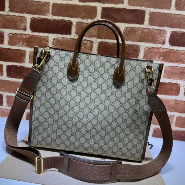 G*u*i medium tote with interlocking g