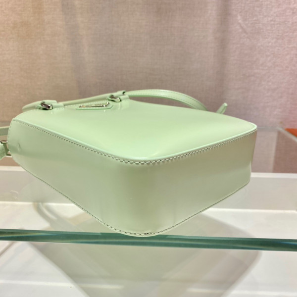 Pra*a small brushed leather tote