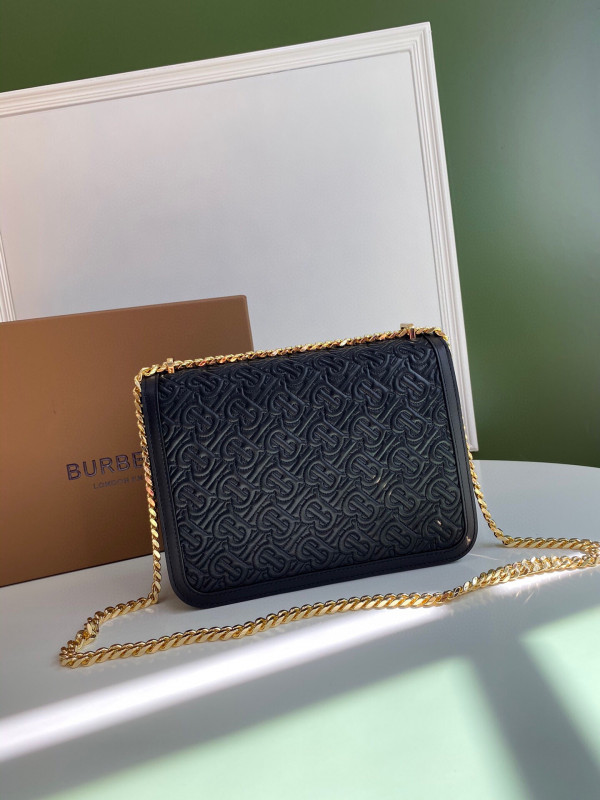 B**rry medium quilted monogram lambskin tb bag