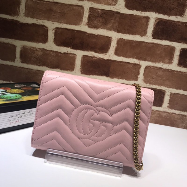 G*u*i gg marmont chain wallet