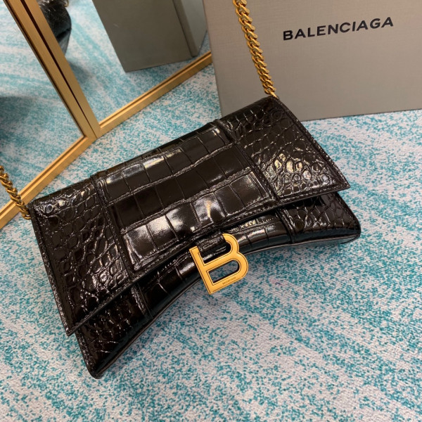 Ba*len*cia*ga  hourglass chain bag
