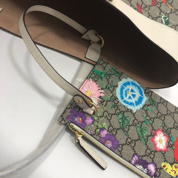 g*u*i gg S*p*e monogram flora web large ophidia tote