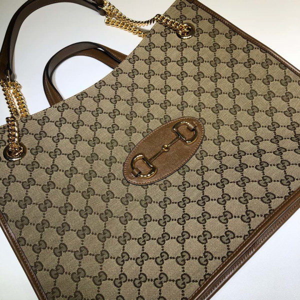 G*u*i 1955 horsebit large tote bag