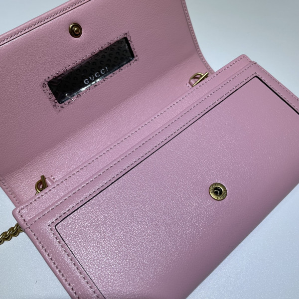 G*u*i diana chain wallet with bamboo