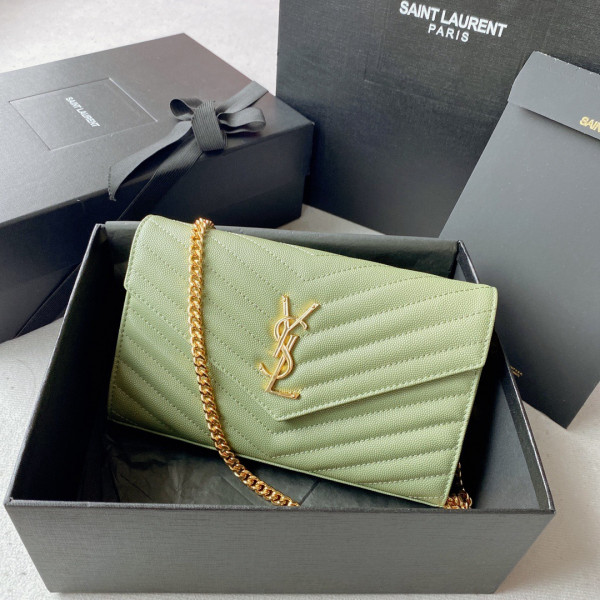 Y*L cassandre matelassÉ chain wallet