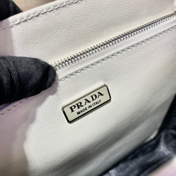Pra*a large brushed leather tote