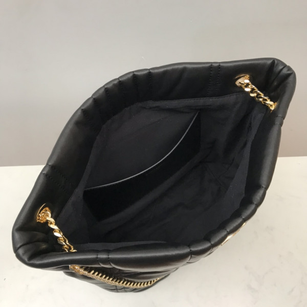 B**rry medium quilted lambskin lola bucket bag