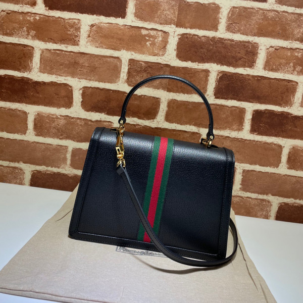 G*u*i ophidia small top handle bag with web