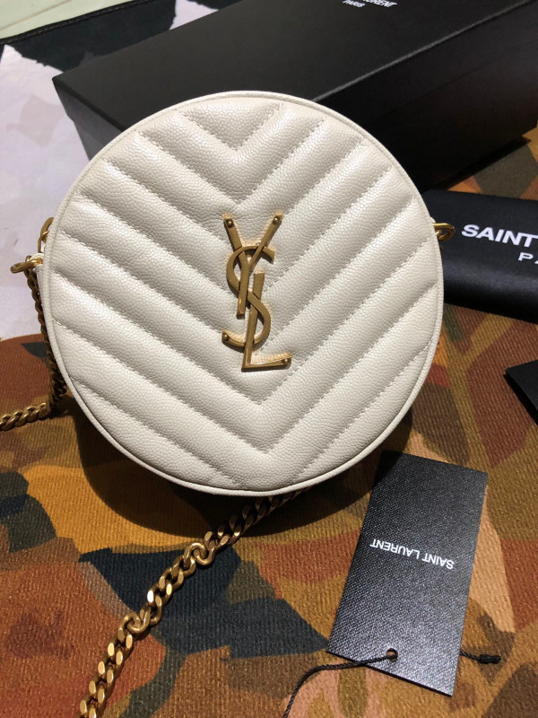 Y*L vinyle round camera bag