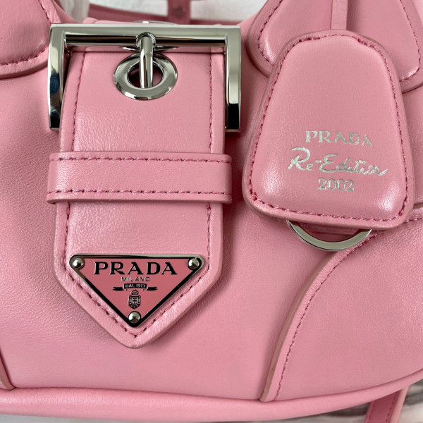 Pra*a moon padded nappa-leather bag