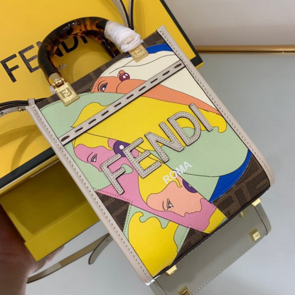F**di mini sunshine shopper-13-18-6.5cm