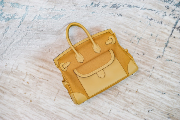 H**mes cargo birkin bag canvas and swift 25
