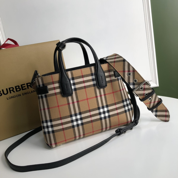 B**rry medium check bowling bag-30*15*21cm