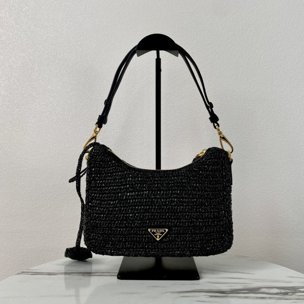 Pra*a re-edition crochet mini-bag-22*18*6cm