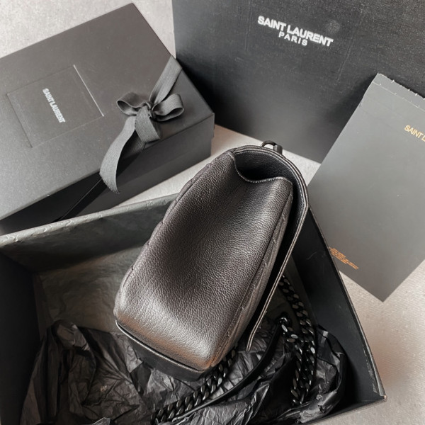 Y*L medium leather shoulder bag-24*17*6.5cm