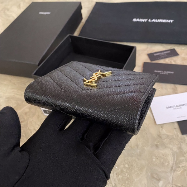 Y*L monogram zipped card case