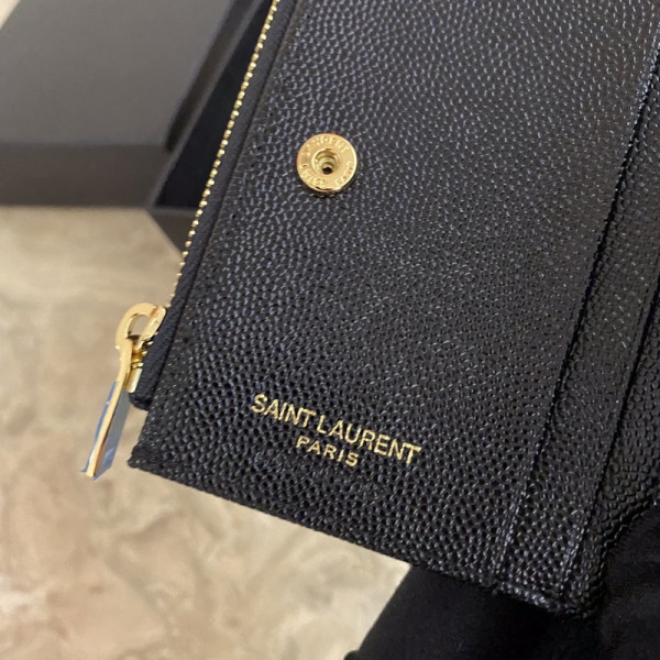 Y*L monogram zipped card case