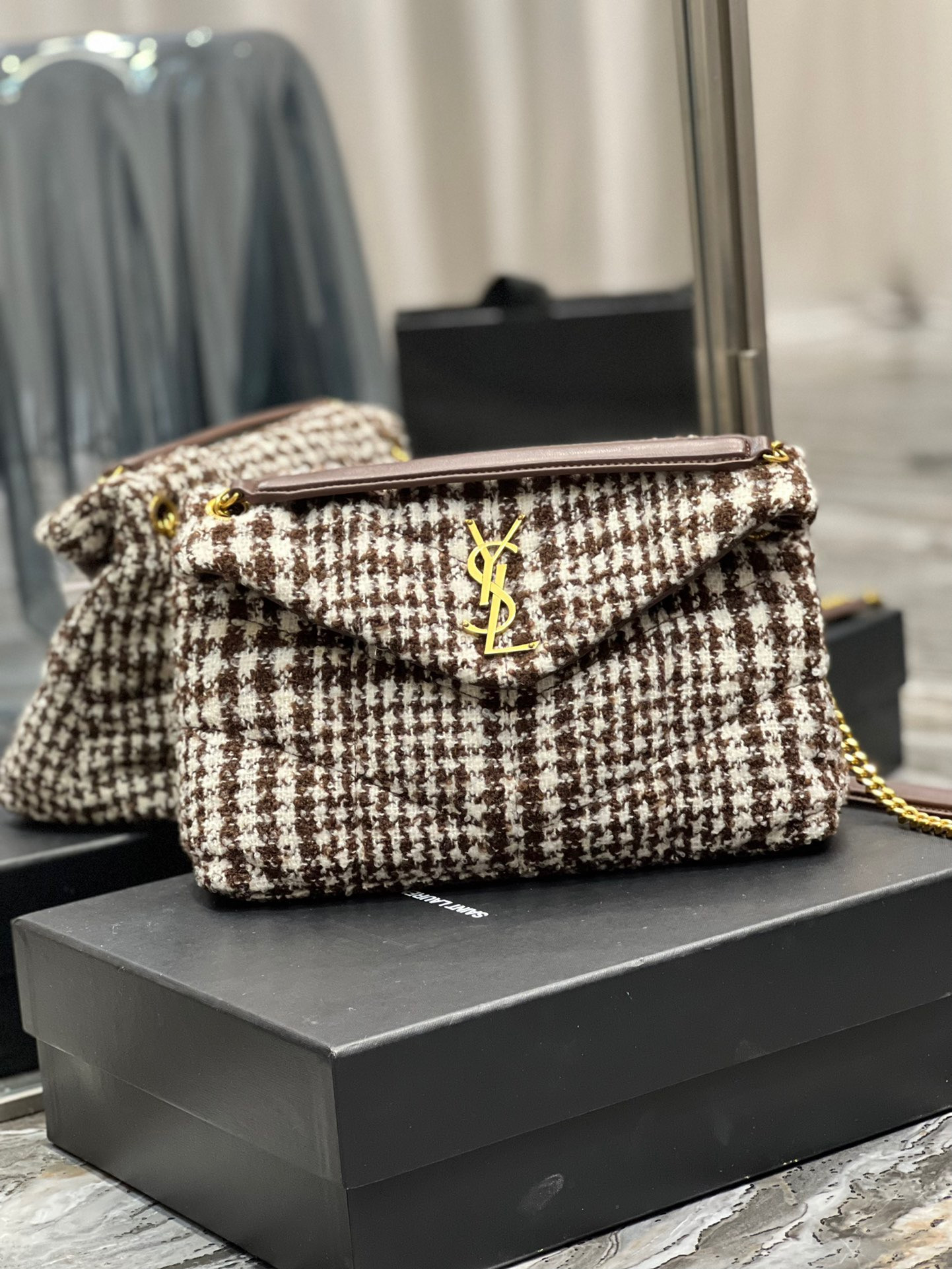 Y*L puffer small chain bag
