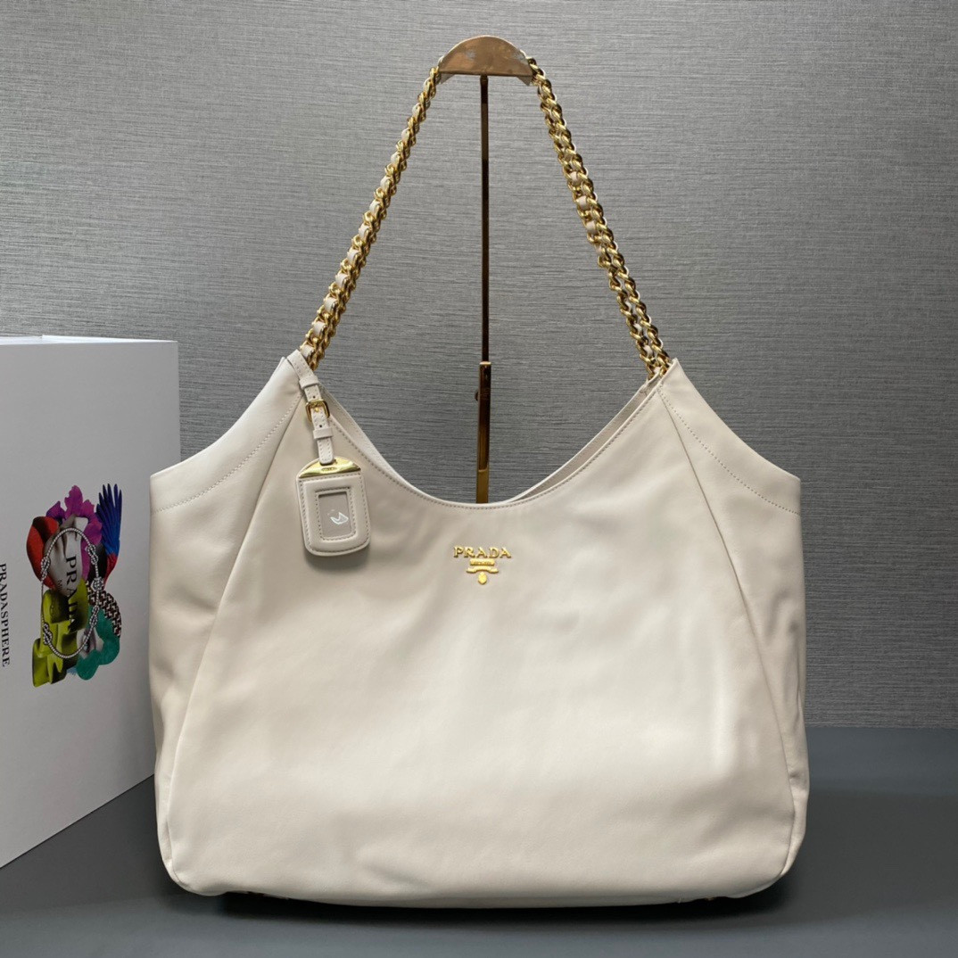 Pra*a vintage tote-39*29*19cm