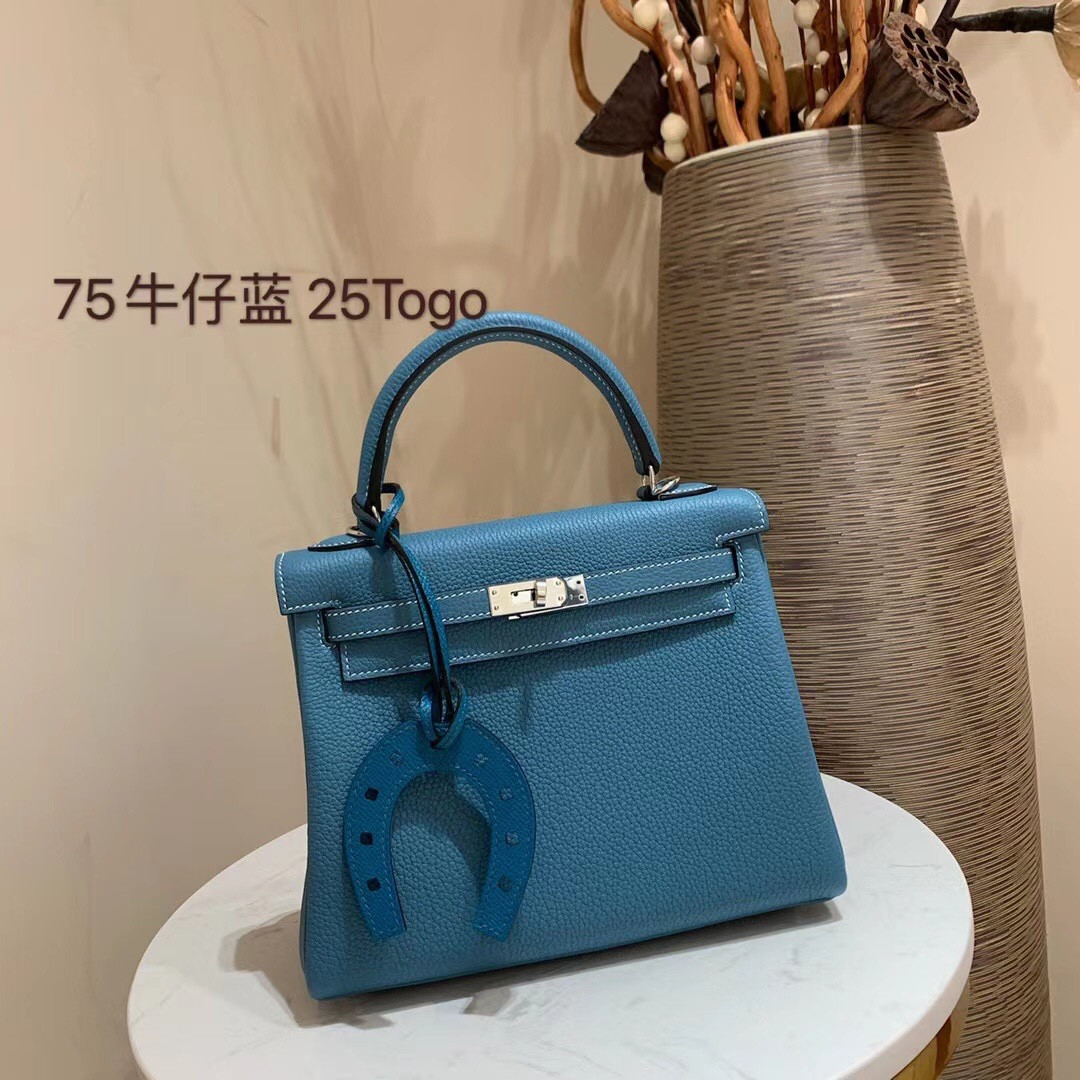 H**mes kelly 25cm togo leather customized colors